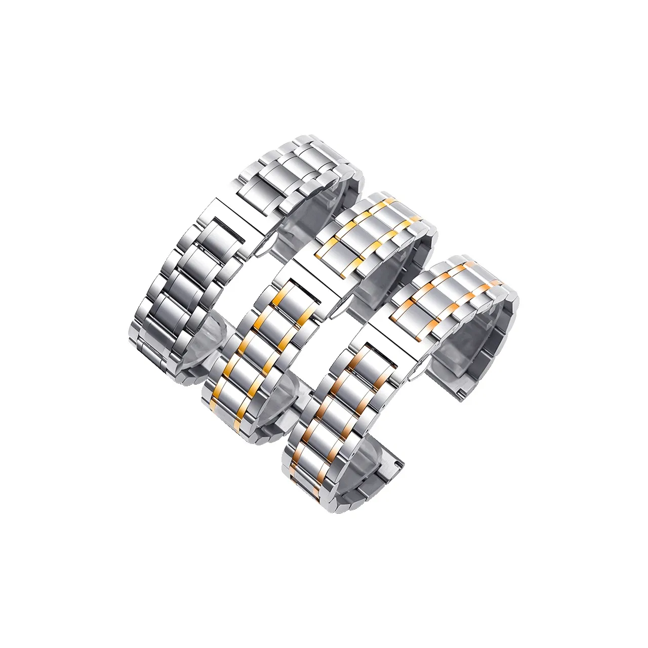 WOALMORN Strap Tissot, Casio, Seiko, Longines, MIDO, Citizen Compatibility Stainless Steel Material