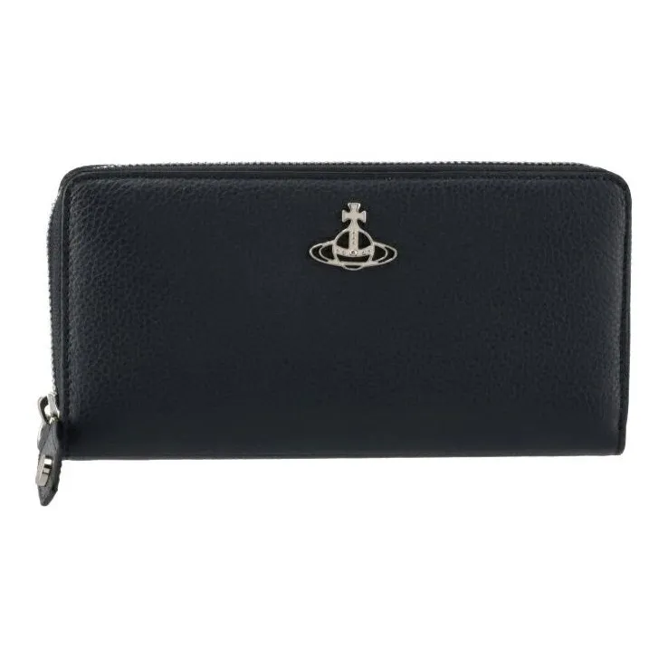 Vivienne Westwood Jordan Leather Wallet Women's Marine Blue