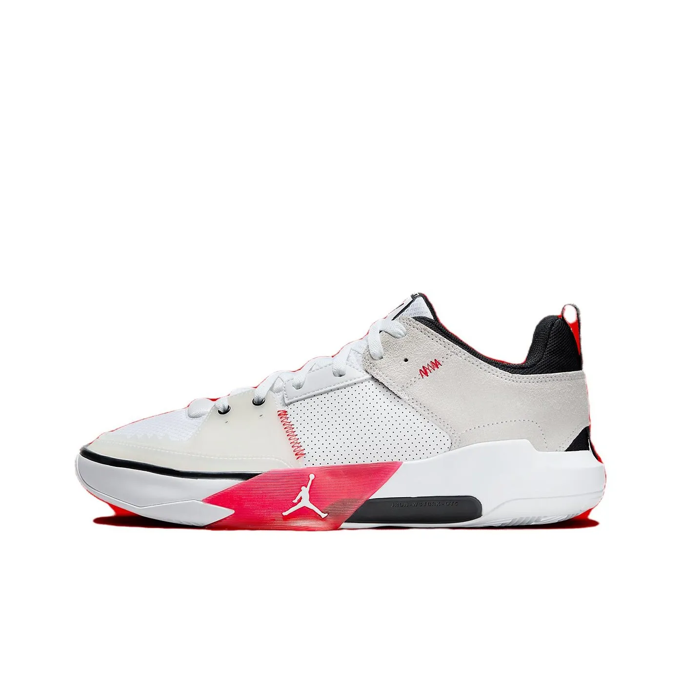 Jordan One Take 5 One Take 5 Дышащие Низкие Баскетбольные Кроссовки Мужские Белые