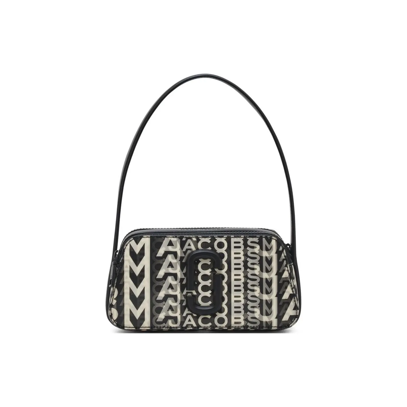 MARC JACOBS Сумка через плечо из искусственной кожи женская черная и светло-бежевая