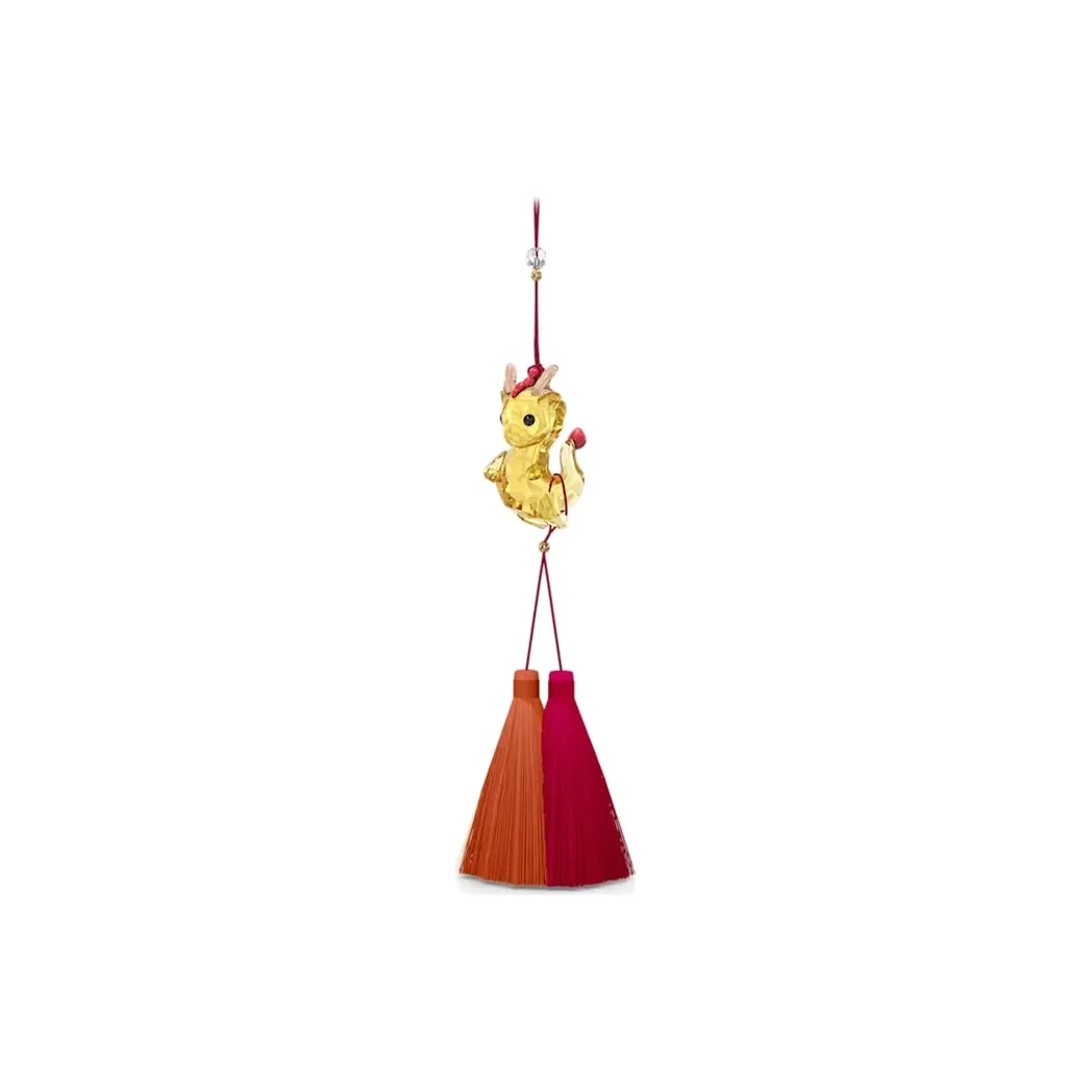 Swarovski Faux Crystal Pendants Unisex Yellow