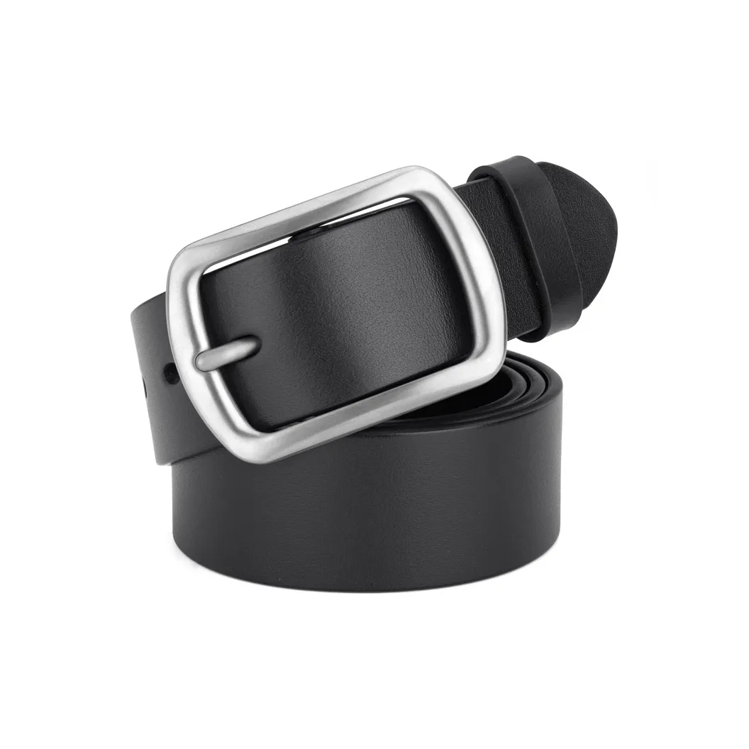 Cows Reign Титан Пряжка Ремни из коровьей кожи с текстурой мужские ширина 3,7 см