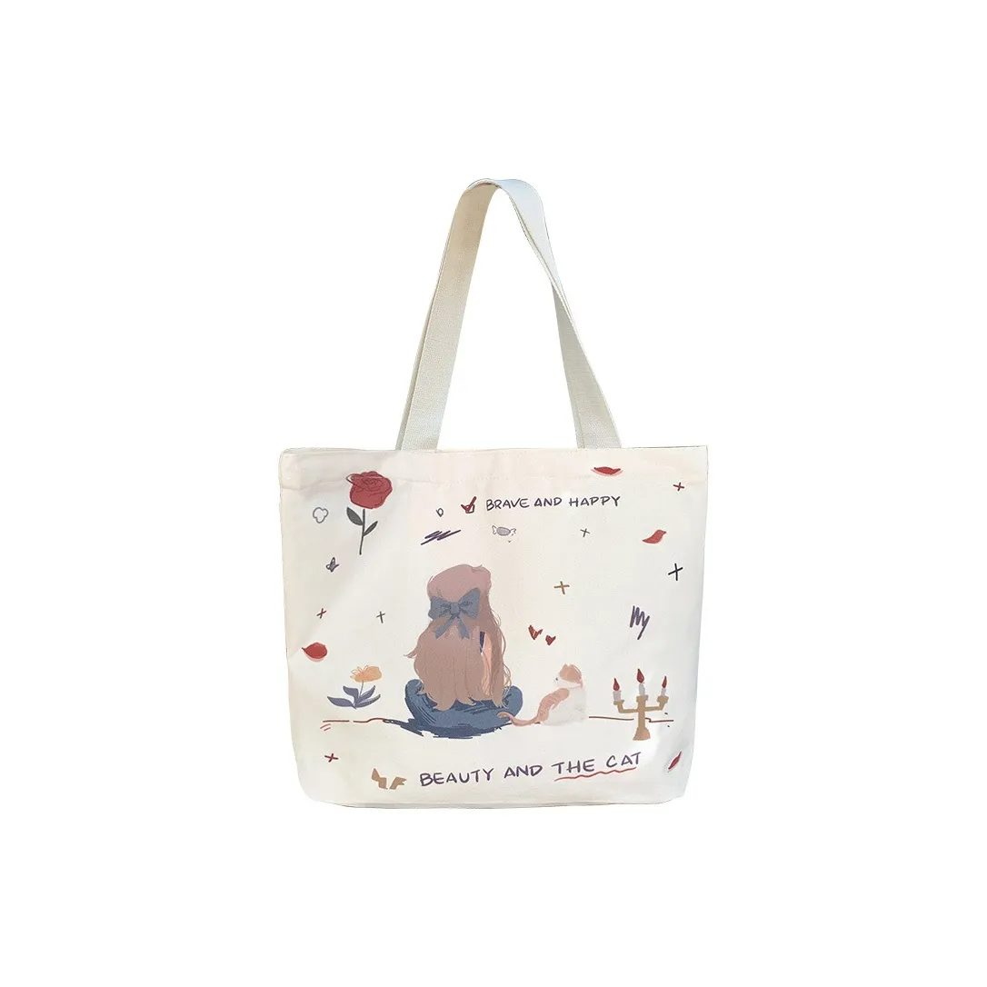 OUZIHUANG Холщовая сумка сумка через плечо стандартная женская белая