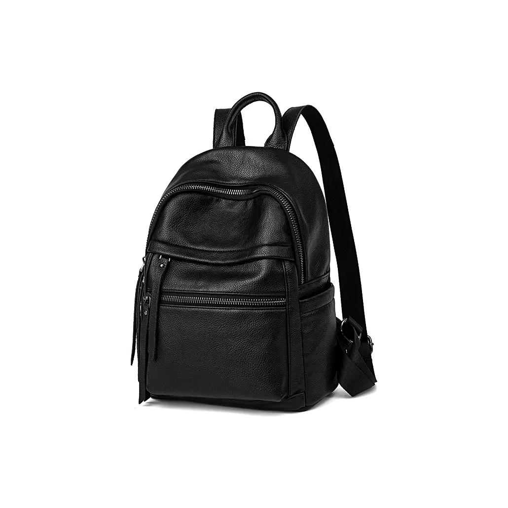 VANDEE Мягкая кожа рюкзак из коровьей кожи большой женский