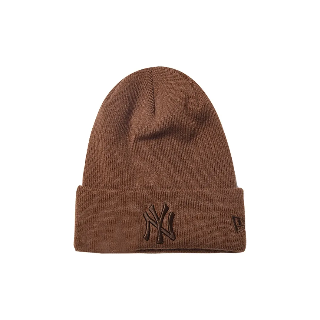 New Era Акриловые шапки-бини унисекс коричневые