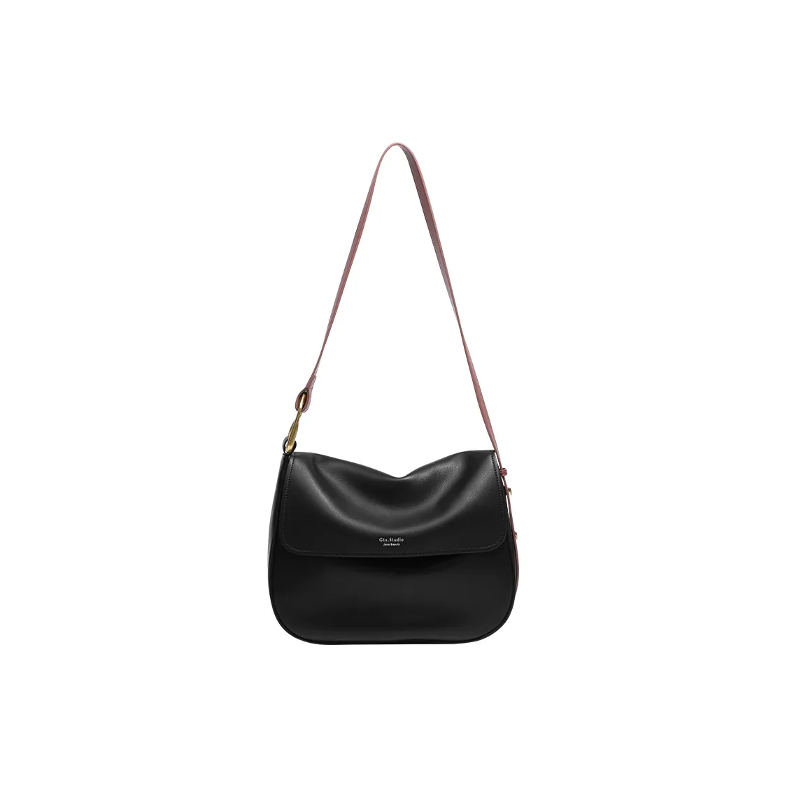 Tanita West Cow Leather Tote Bag Shopping Bag Shoulder Bag Crossbody Bag Large Size Women's Black