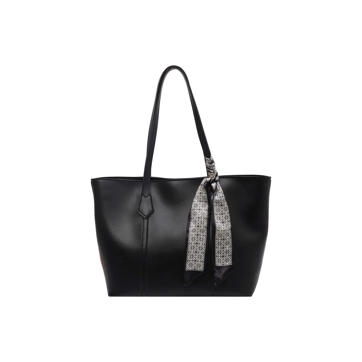 morellybear ПУ (полиуретан) Сумка-тоут Сумка для покупок Сумка для учебы Сумка через плечо Стандартная Женская Черная Кофейная Коричневая Хаки