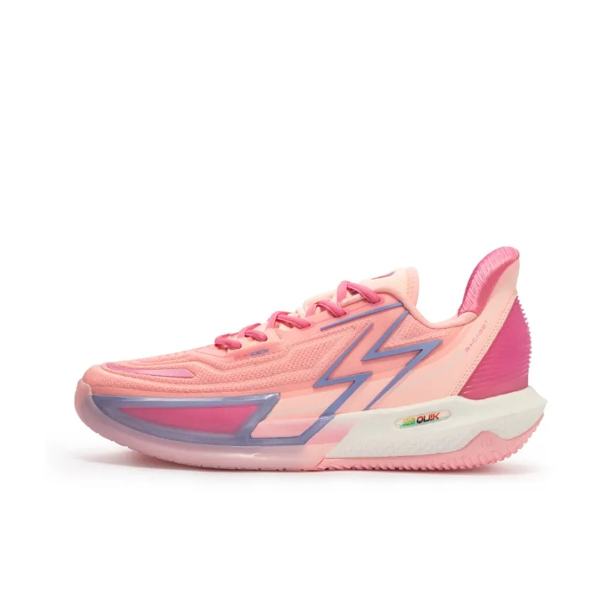 361° BIG3 4.0 Quick Pro Basketball Shoes Men's Low Top Fluorescent Wax Powder/Iris