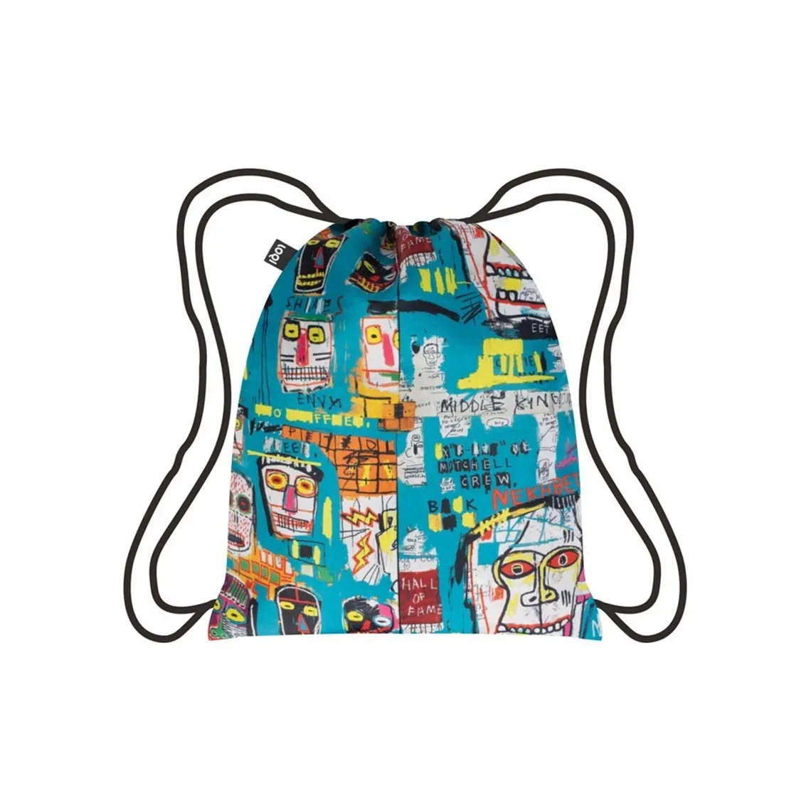 Loqi Designer Collection Artistic Collaboration Polyester Bag Backpack Regular Unisex Crown Skull