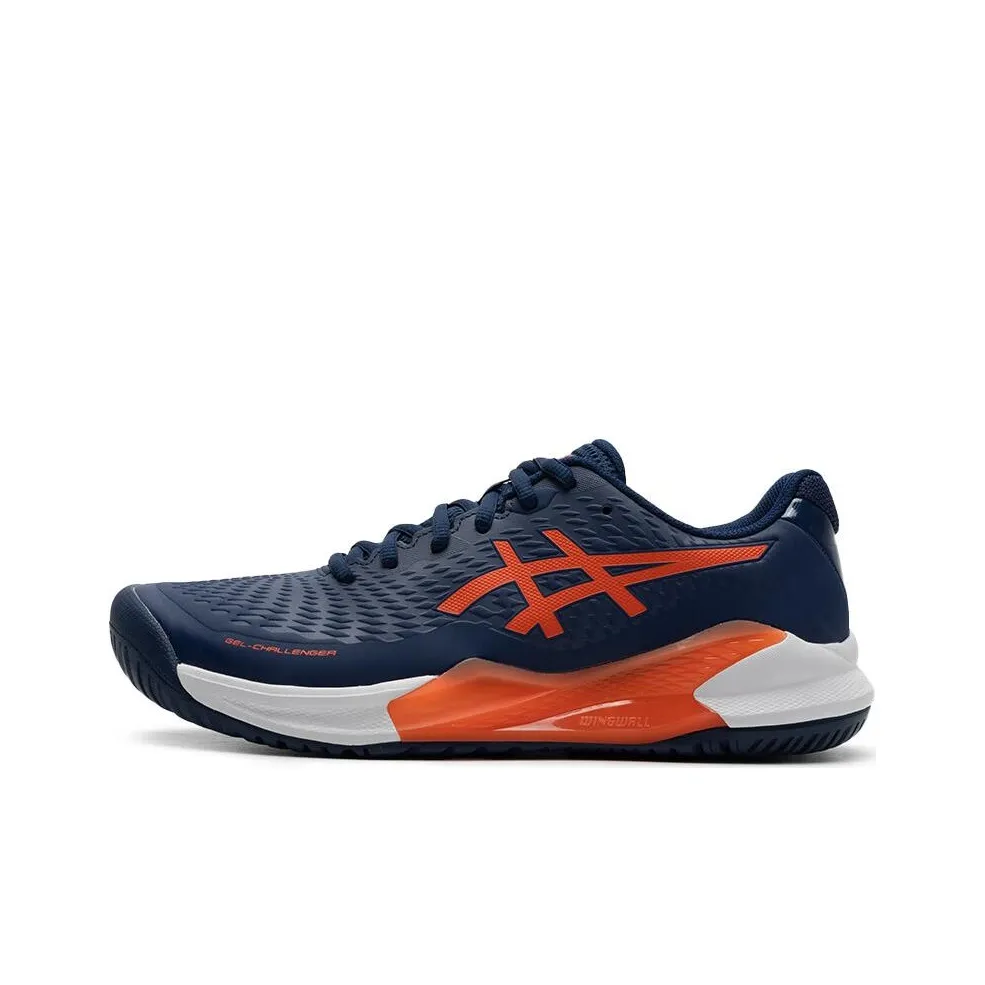 Asics Challenger 14 Low Top Тренировочные Беговые Кроссовки Мужские Синие Красные