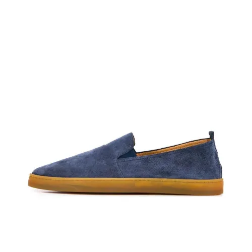 Henderson Baracco Мужские повседневные туфли Low Top Синие Мужские