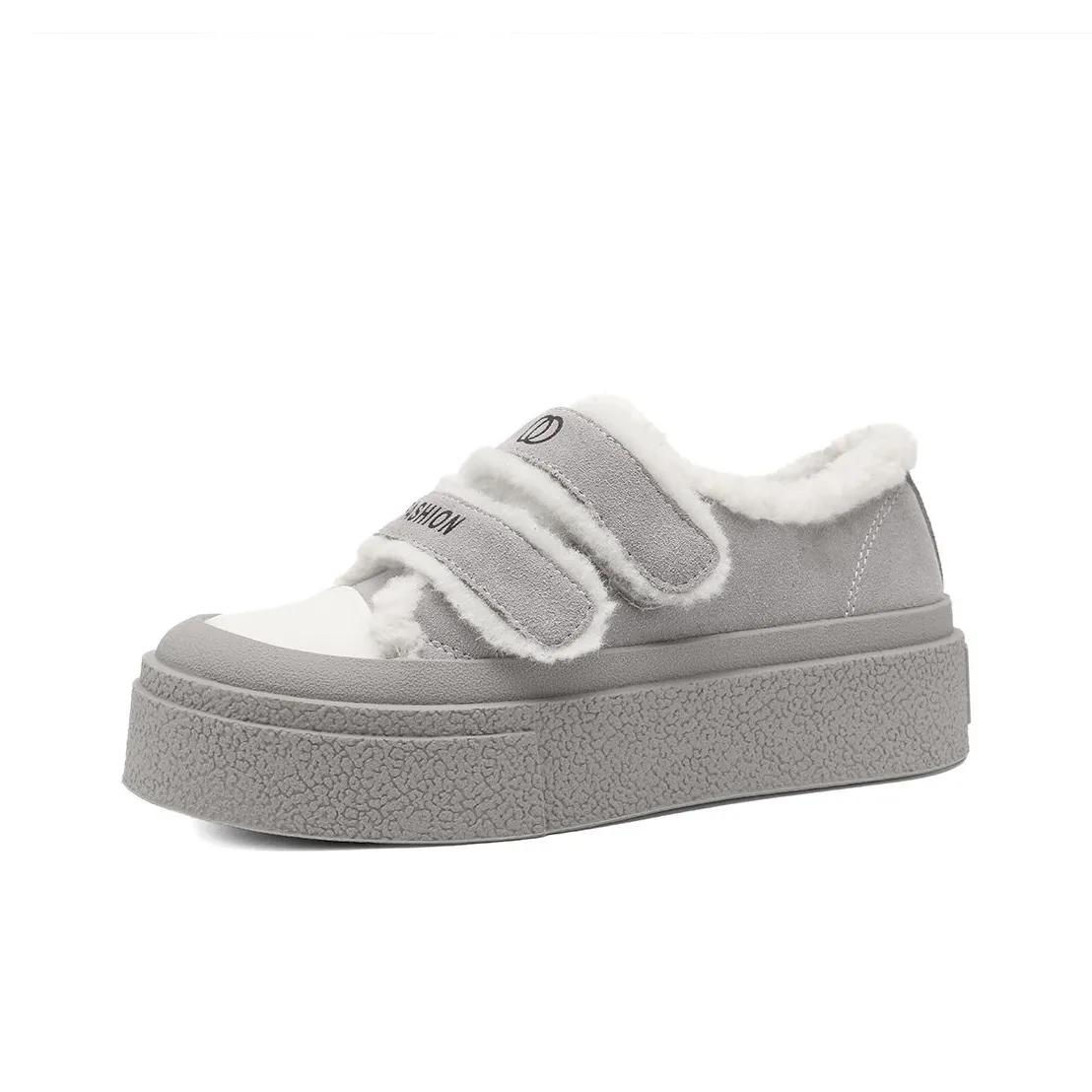 D Fuse SCANDINAVIA Пухлые туфли Теплоизоляционные Устойчивые к истиранию Легкие Низкие Кроссовки для скейтбординга 4CM Женские