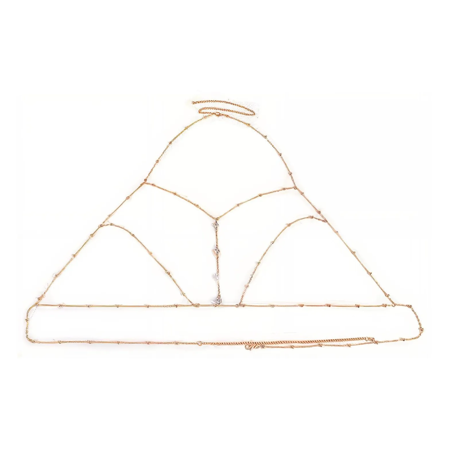 Браслет с синтетическим кубическим цирконием в виде плетеного кота женский