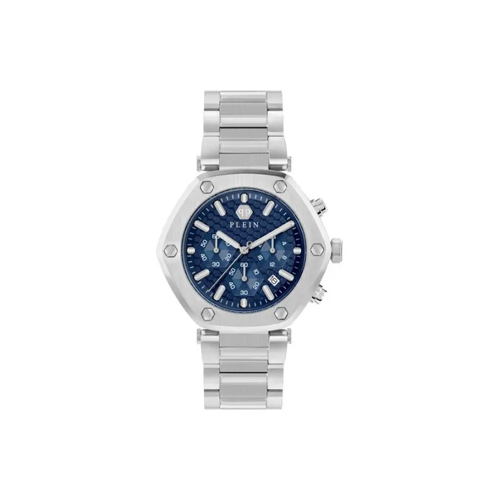 PHILIPP PLEIN Кварцевый механизм Мужские часы 42 мм Синий