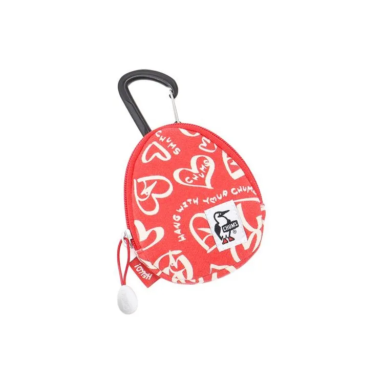 CHUMS Хлопок Монета Кошелек Унисекс Сердце Форма Цветочный