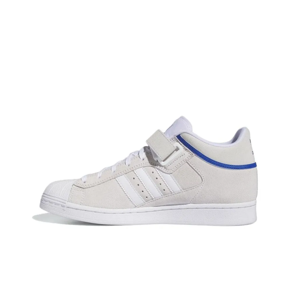 Adidas Pro Shell Adv Crystal White Cloud White Royal Blue