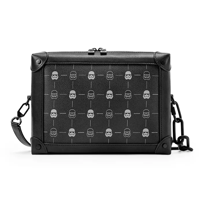 GUDI PVC Коробка Сумка Camera Сумка Сумка через плечо Стандартная Мужская Черная