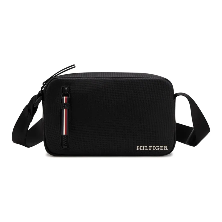Tommy Hilfiger Artificial Leather Shoulder Bag Medium Size Men's Black