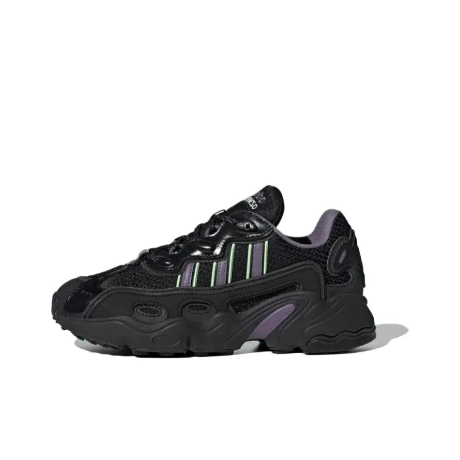 Adidas Originals Ozweego Низкий Топ Устойчивый к Износу и Сцеплению Женские Черный Фиолетовый