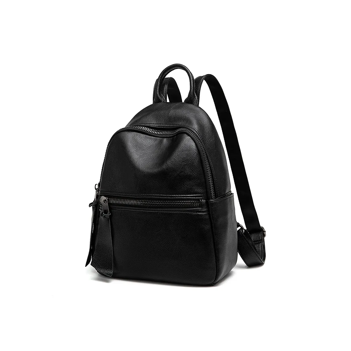 VANDEE Рюкзак из коровьей кожи дорожная сумка большой женский черный