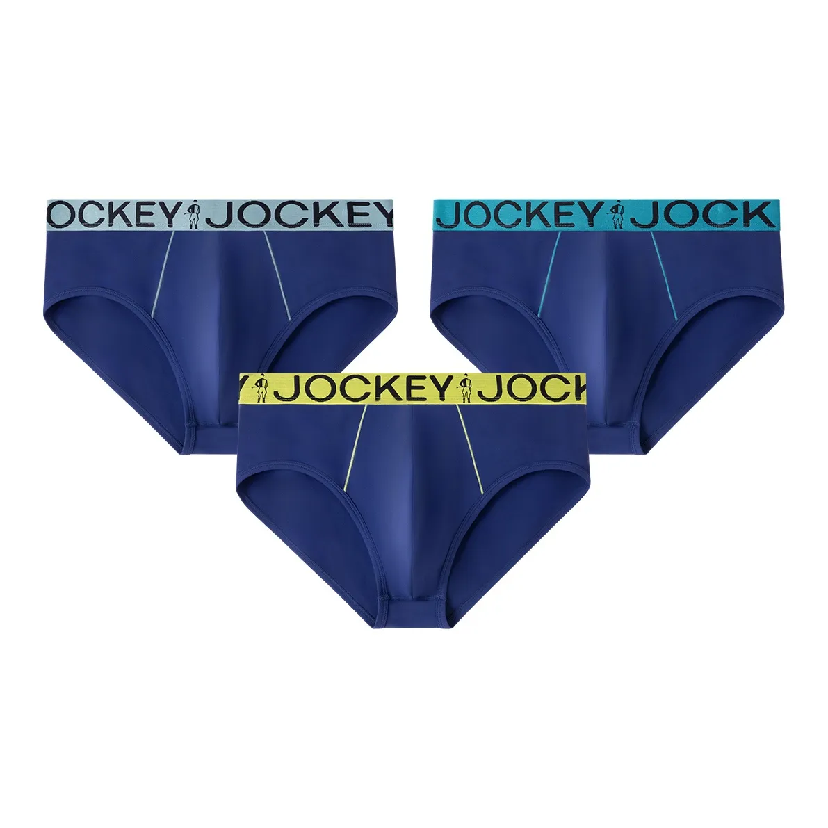 Jockey Мужское нижнее белье 3 штуки синий черный