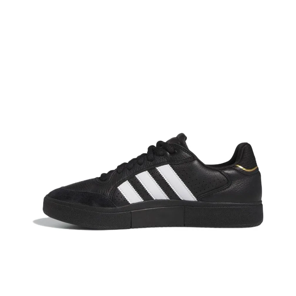 Adidas Tyshawn Low Core Black Cloud White Gold Metallic