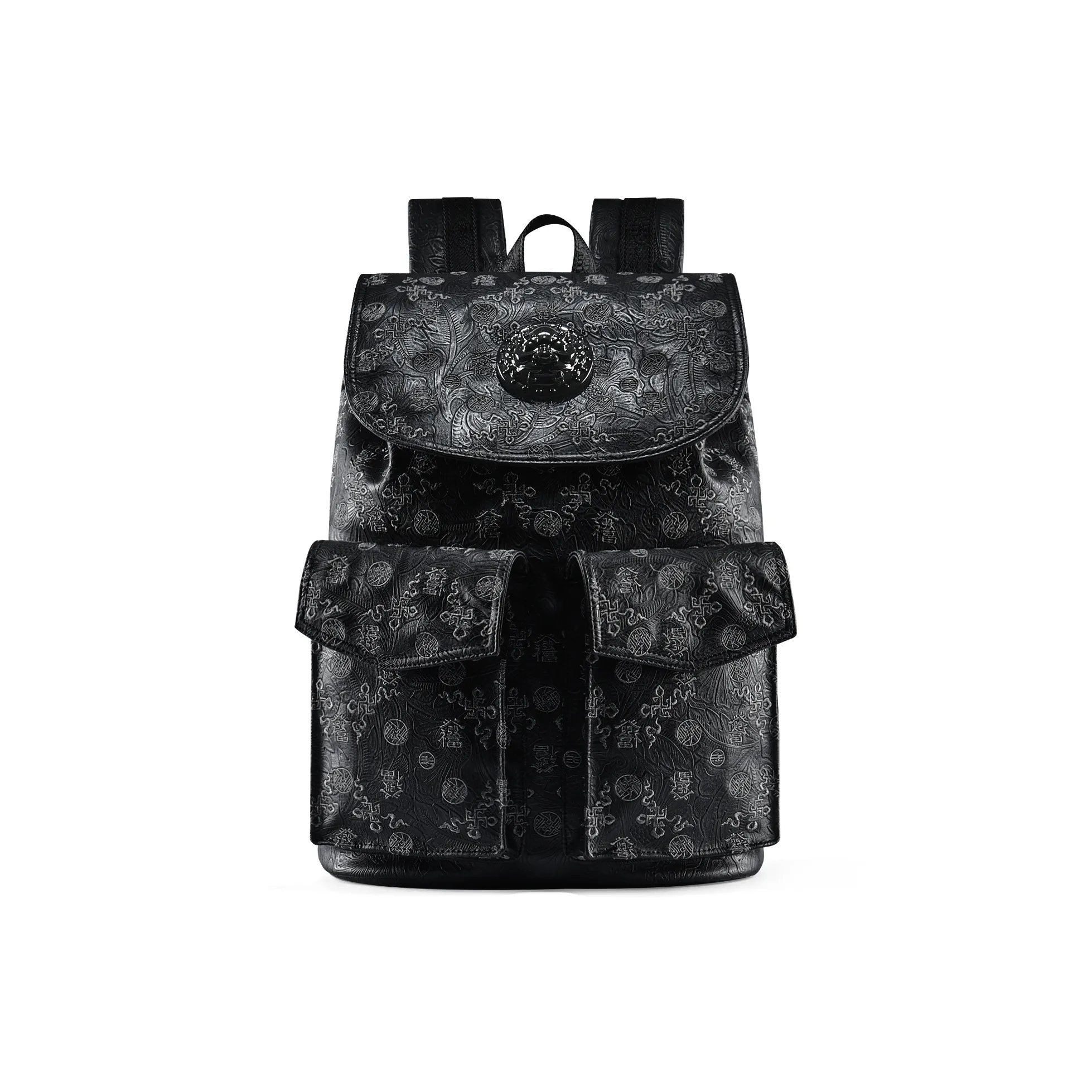 Рюкзак из ПВХ стандартный унисекс черный