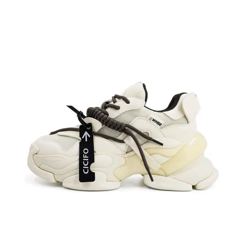 CICIFOR Толстоподошвенные кроссовки Low Top Экрю Женские