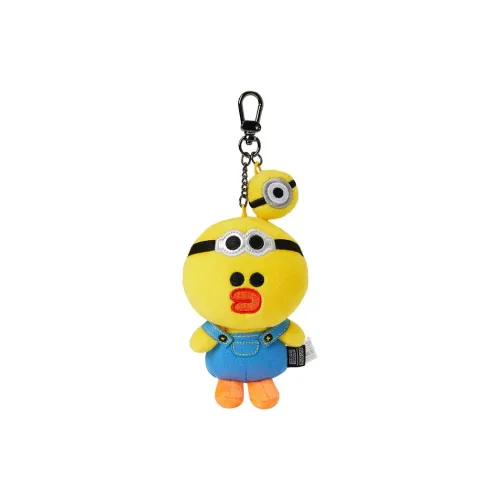 LINE FRIENDS Аксессуары для сумок Bob Желтый & Синий Унисекс