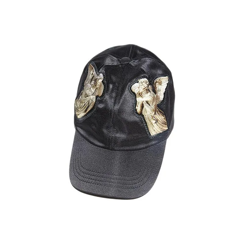 Acne Studios Polyester Baseball Caps Unisex Black