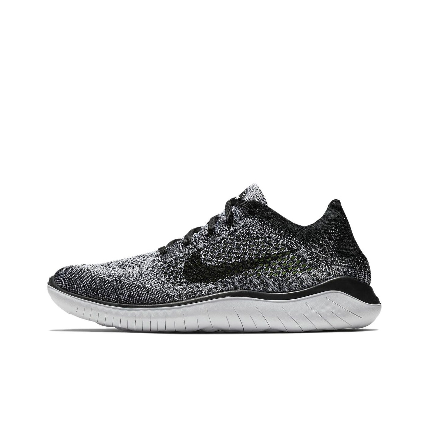 Nike free rn 2018 grey white best sale