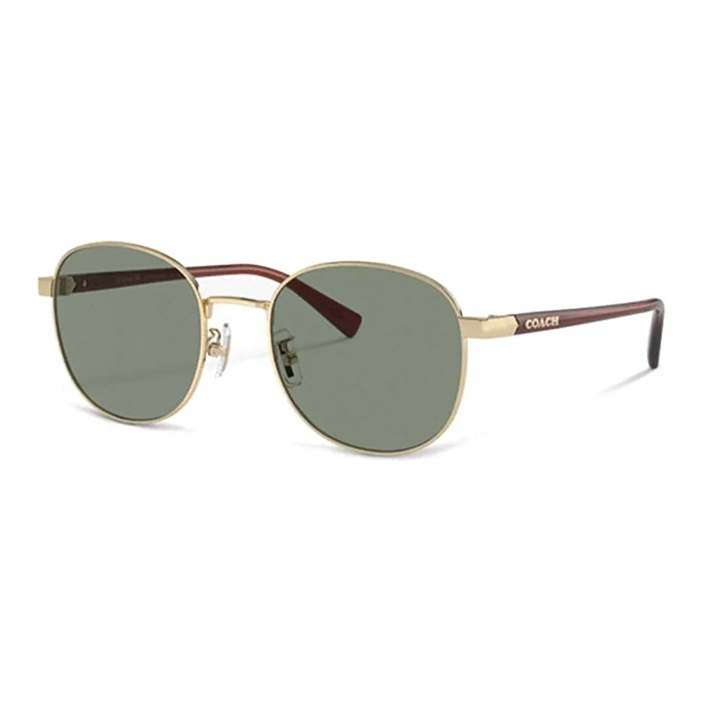 COACH Metal Round Sunglasses Men's Gold