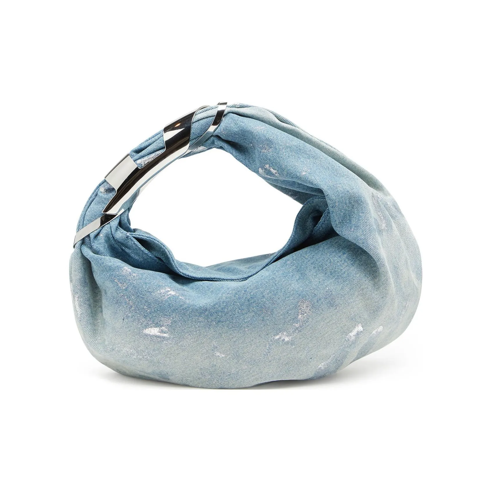 DIESEL Хлопок Хобо Сумка Маленькая Сумка Женская Светло-Синяя