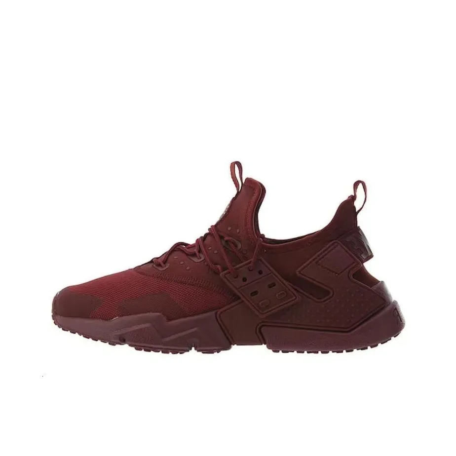 Nike Air Huarache Амортизация Износостойкий Низкий Топ Беговые кроссовки Унисекс Красный