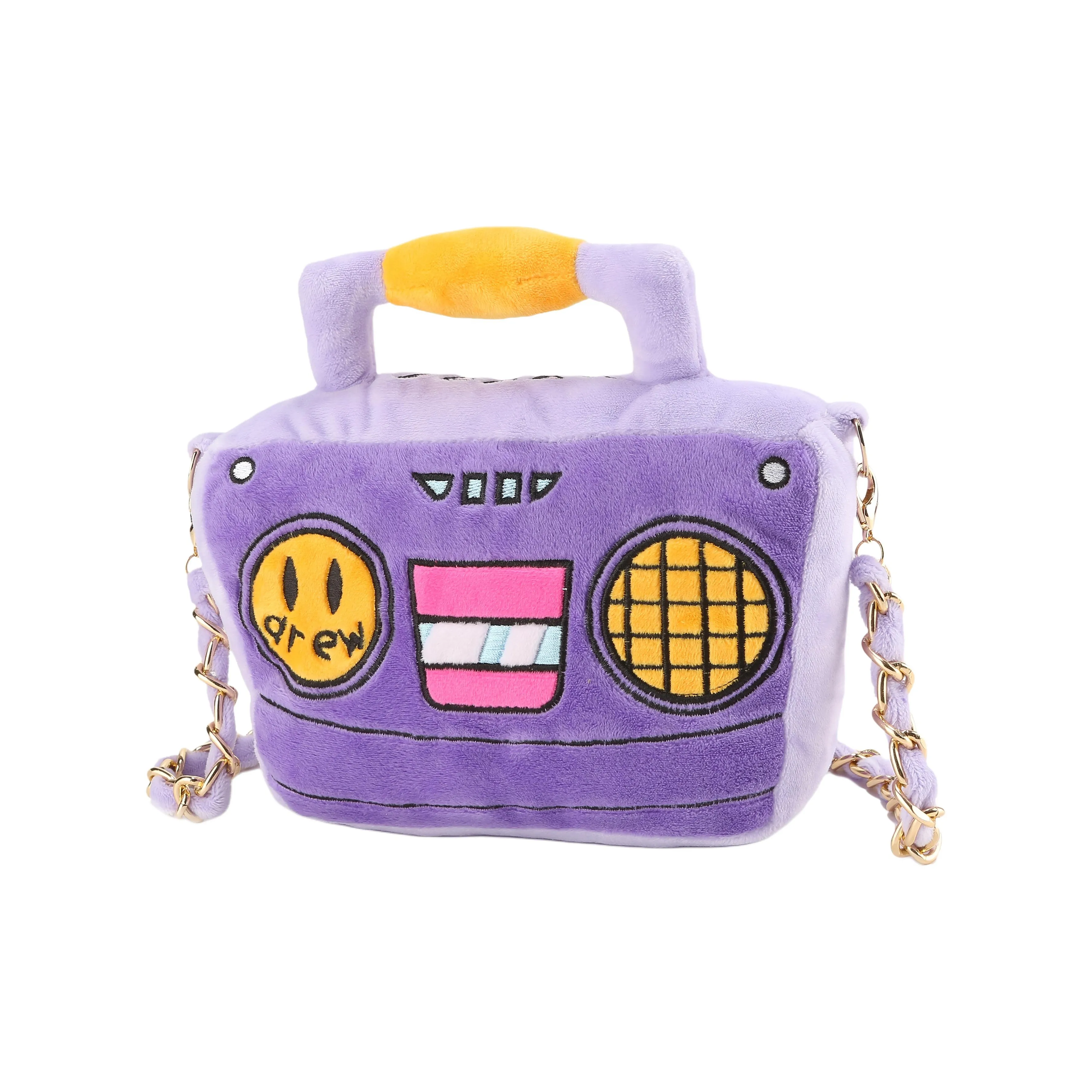 Drew House Polyester Shoulder Bag Crossbody Bag Regular Unisex Purple