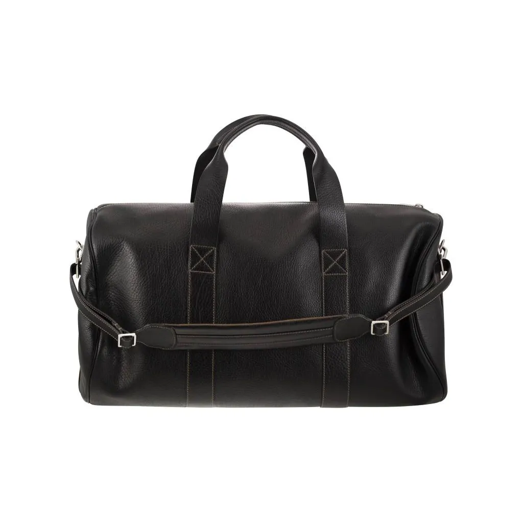Brunello Cucinelli Logo-stamp Leather Holdall