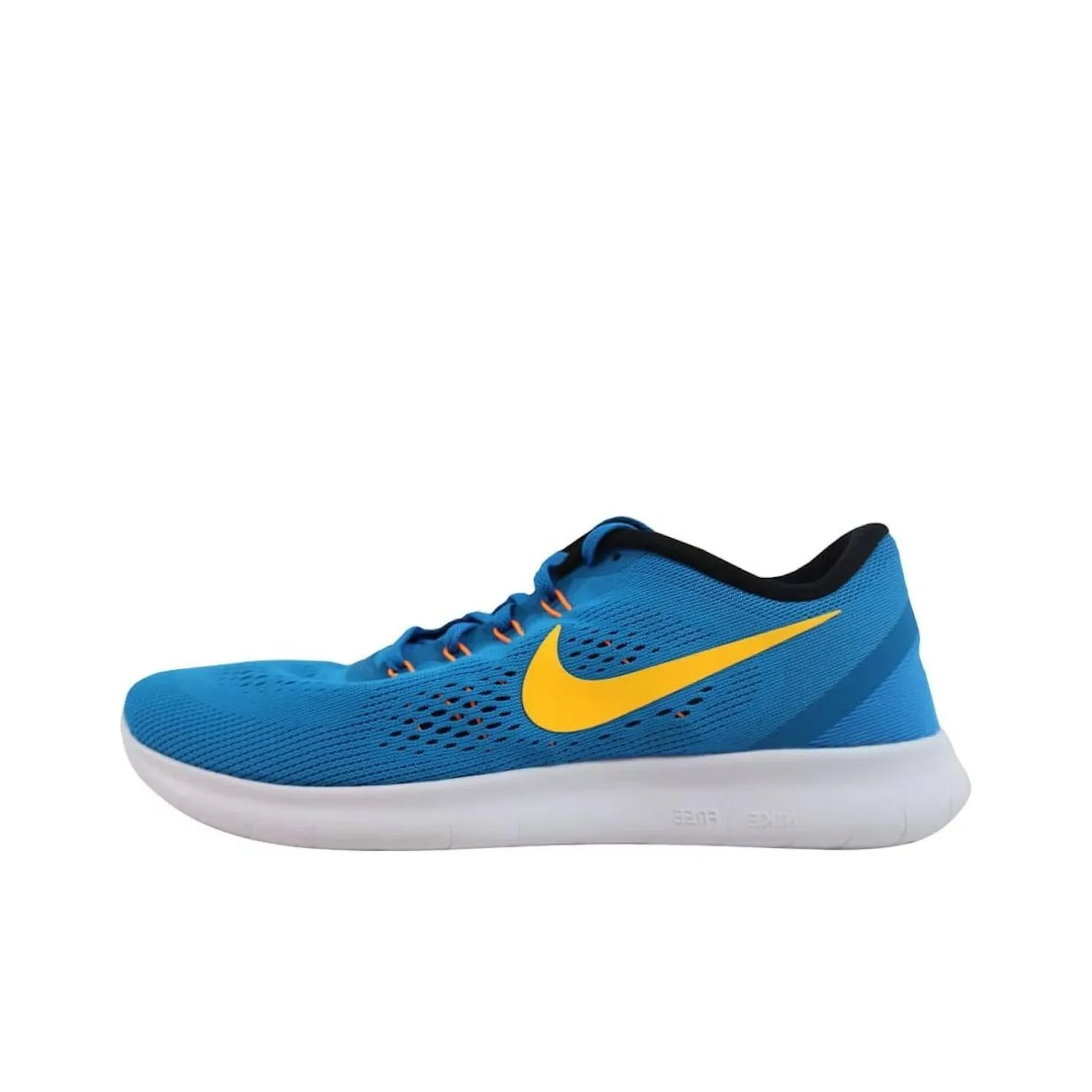 Nike Free Rn Heritage Cyan/Laser Orange Black Blue Spark
