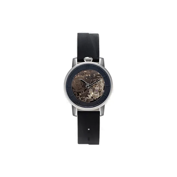 FOB Wrist Watch Automatic Mechanical Movement Leather Strap 36mm Tan Watch Dial Women's Watch