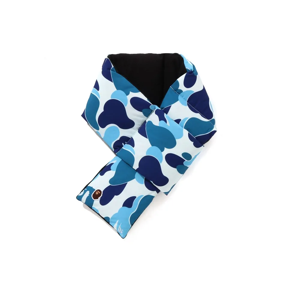A BATHING APE Scarves Unisex Blue/Gray/Pink