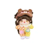 고온 실크 화이트 토끼 crisp + 수면 곰돌이 3-피스 세트