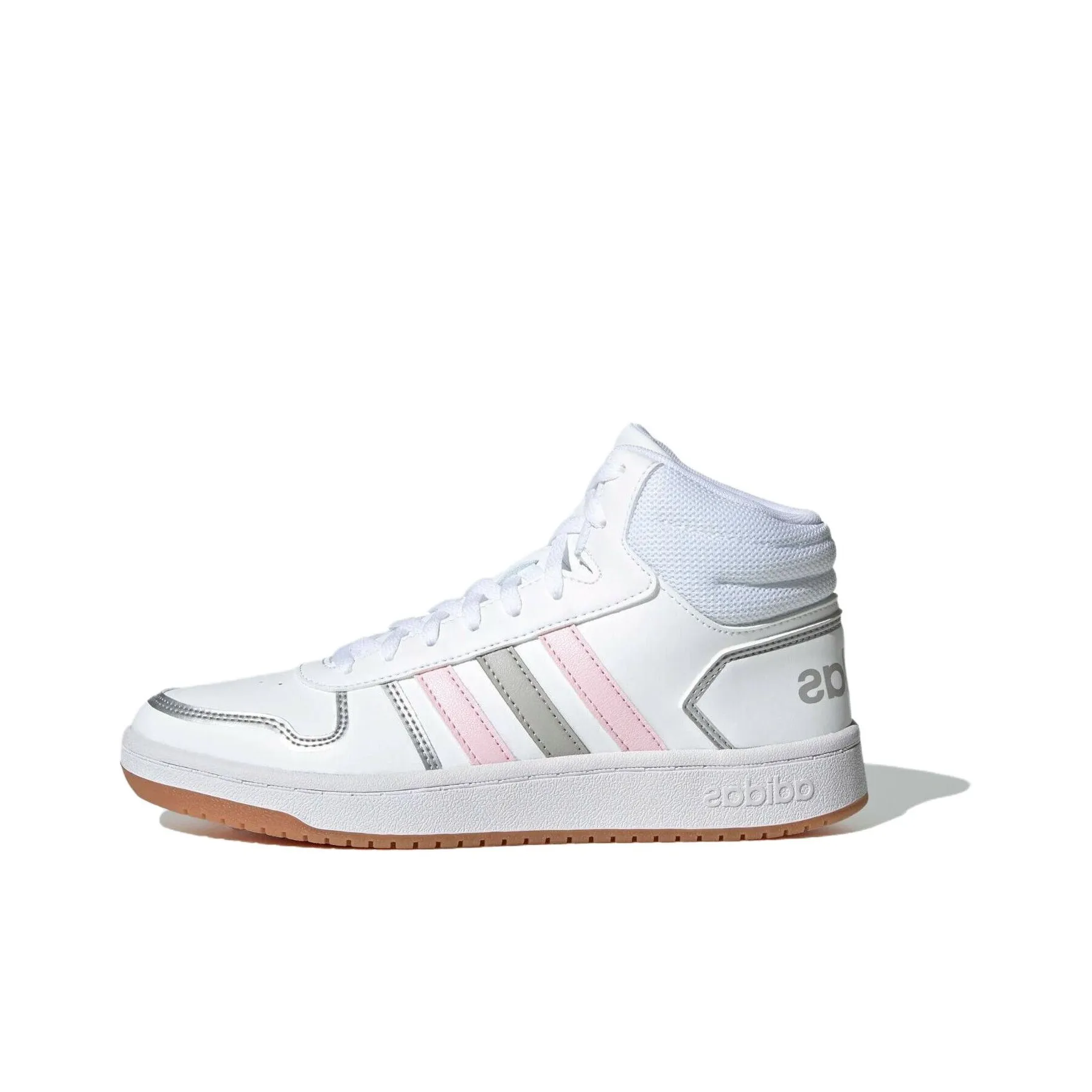 Adidas Hoops 2.0 Mid 'White Pink Grey' Women's