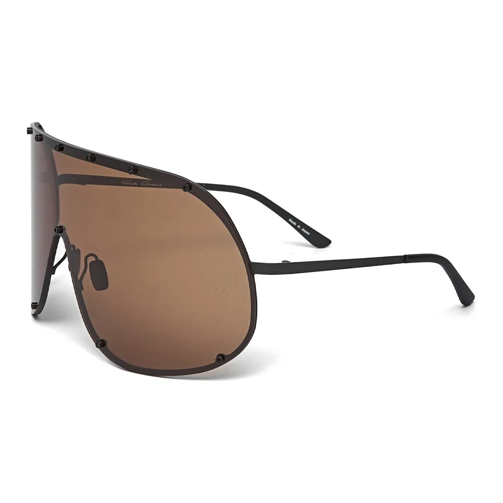 RICK OWENS Shield Oversized-frame Sunglasses