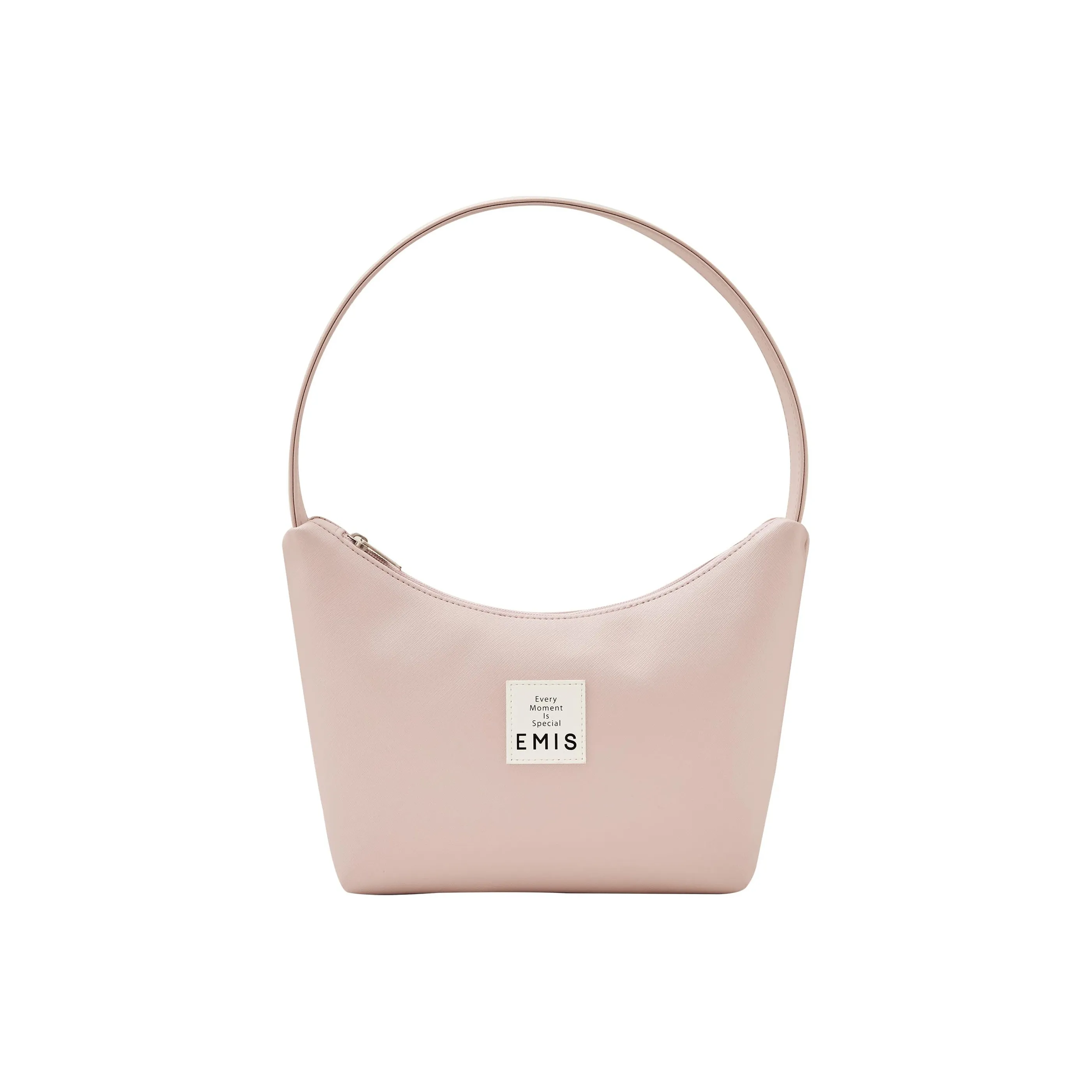 Emis PVC HOBO Bag, Handbag, Shoulder Bag Regular Women's Light Pink