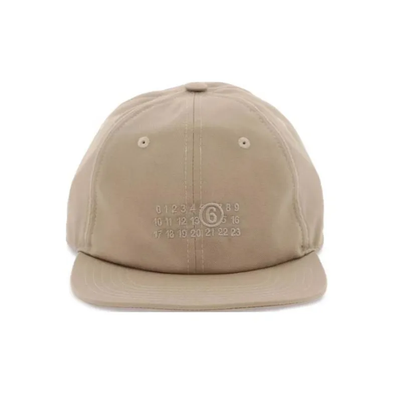 MM6 Maison Margiela Logo Embroidered Baseball Cap