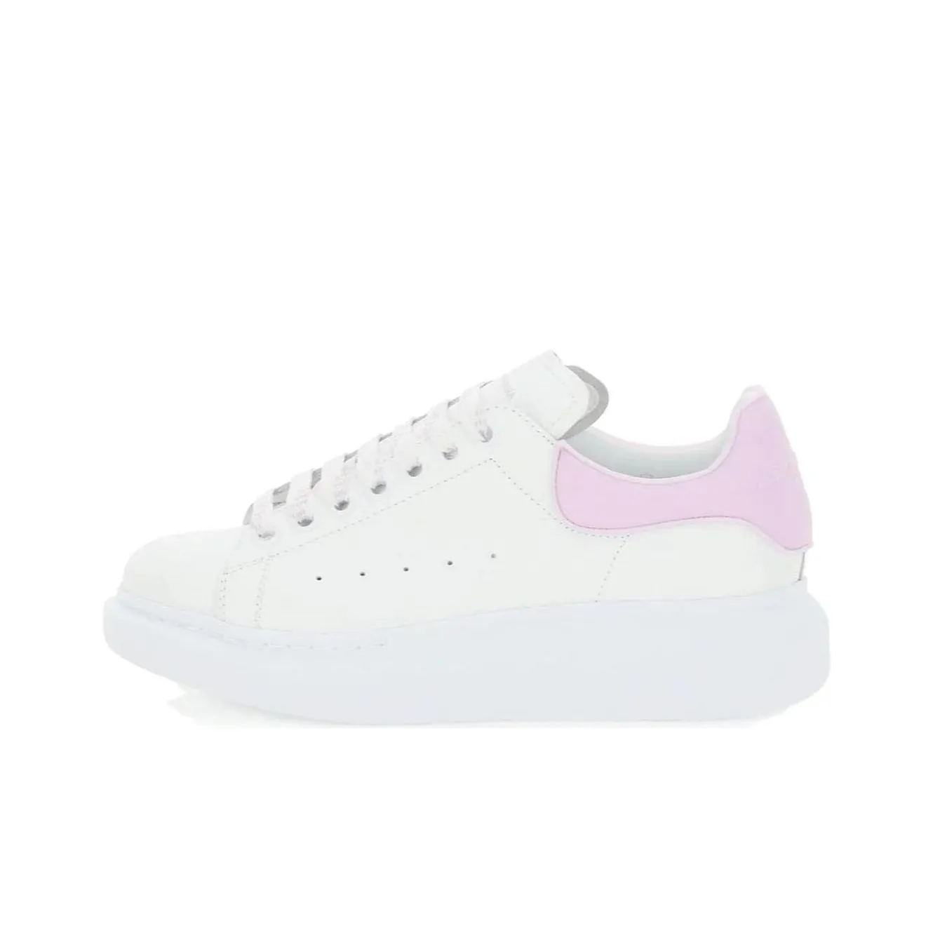 Alexander McQueen Larry Leather Sneakers 'White Lilac' Women's