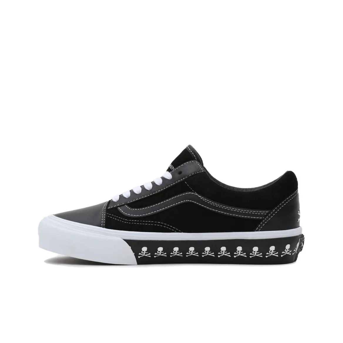 MASTERMIND WORLD совместный бренд x VANS Old Skool LX Устойчивые к истиранию Дышащие Низкие Кроссовки для скейтбординга Унисекс Черные