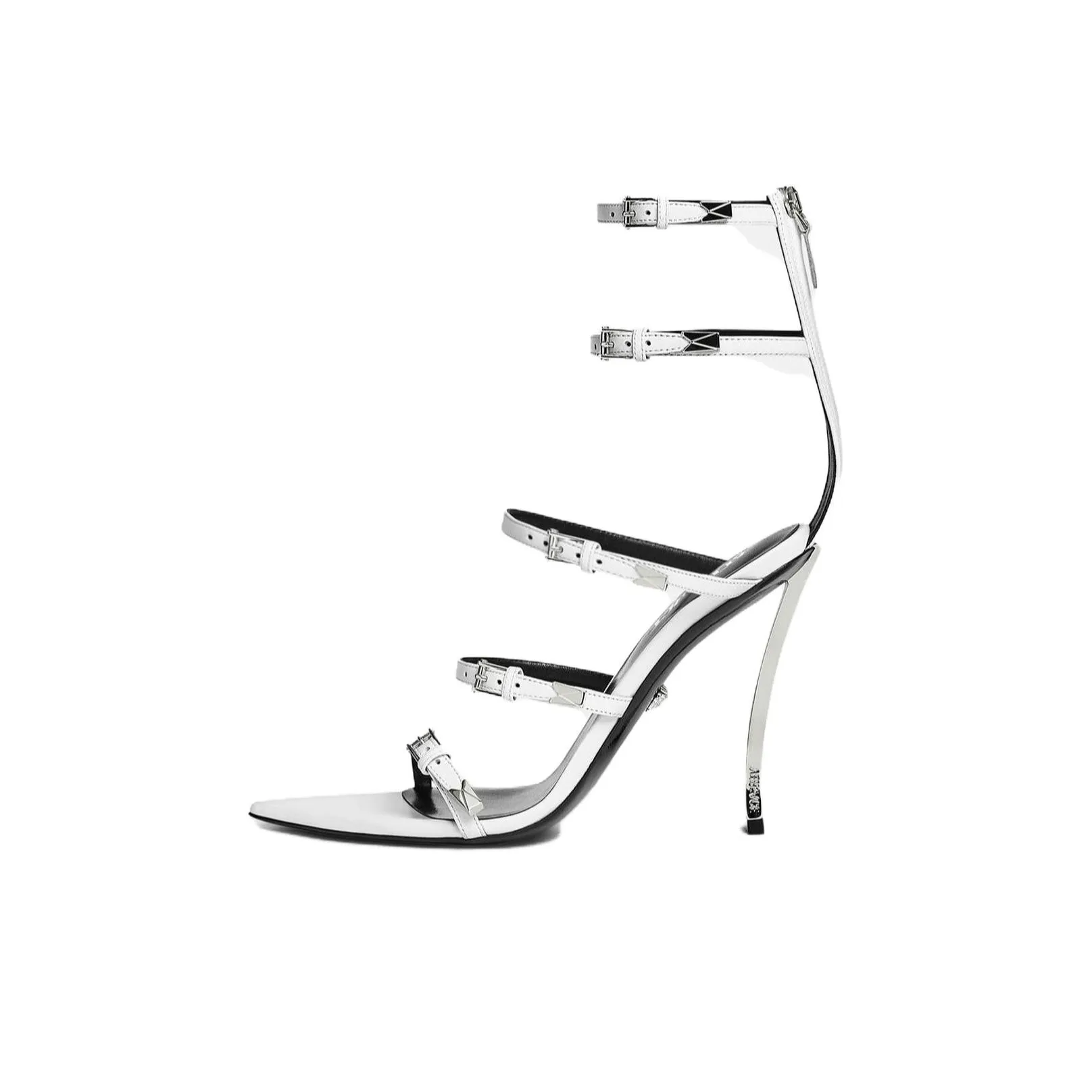 VERSACE Stylish Sandals Women's Silver
