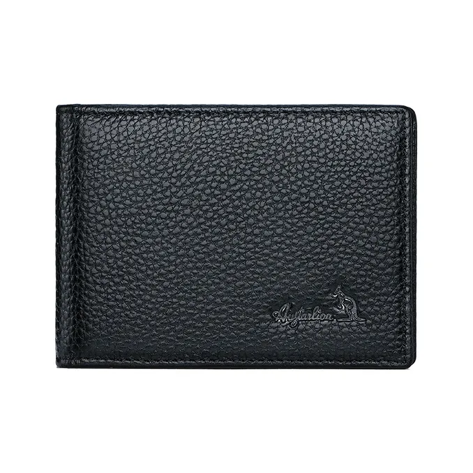 AUGTARLION Холдер из коровьей кожи с слотом для карты стандартный мужской черный