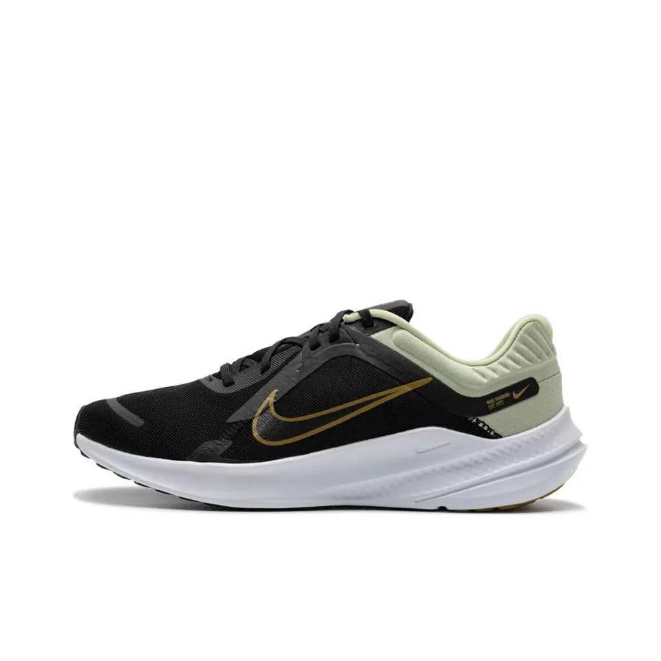 Nike Quest 5 Olive Aura Black White Bronzine