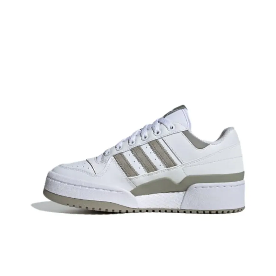Adidas Forum Bold Stripes Cloud White Silver Pebble Women's